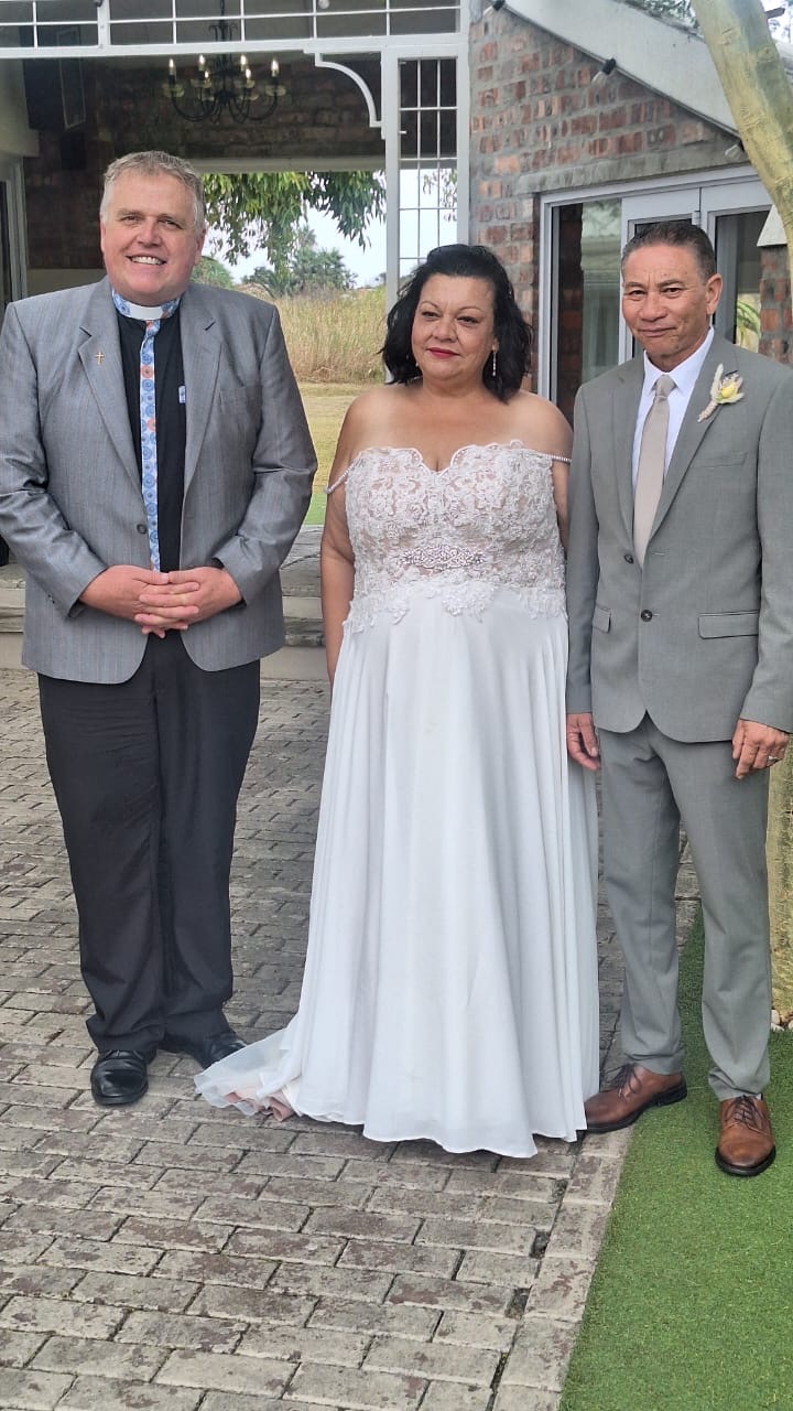Wedding ceremony by Dr. Gerrit Rademeyer in Dannhauser