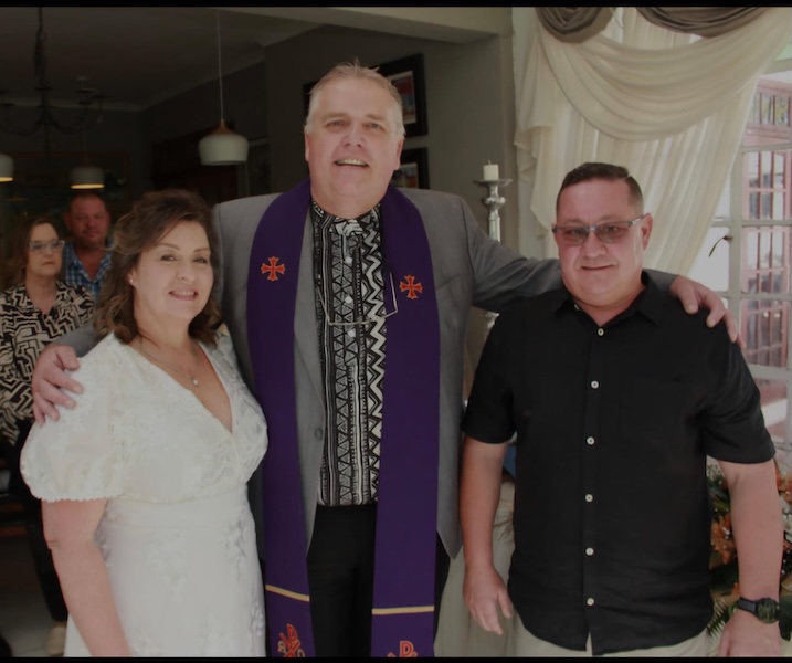 Wedding ceremony by Dr. Gerrit Rademeyer in Dannhauser