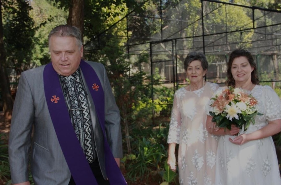 Wedding ceremony by Dr. Gerrit Rademeyer in Dannhauser