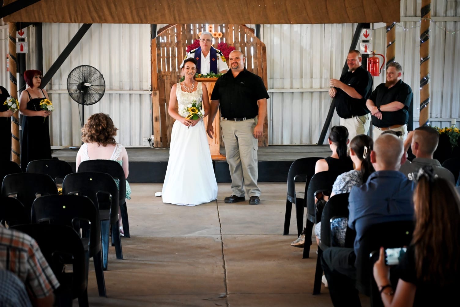 Wedding ceremony by Dr. Gerrit Rademeyer in Dannhauser
