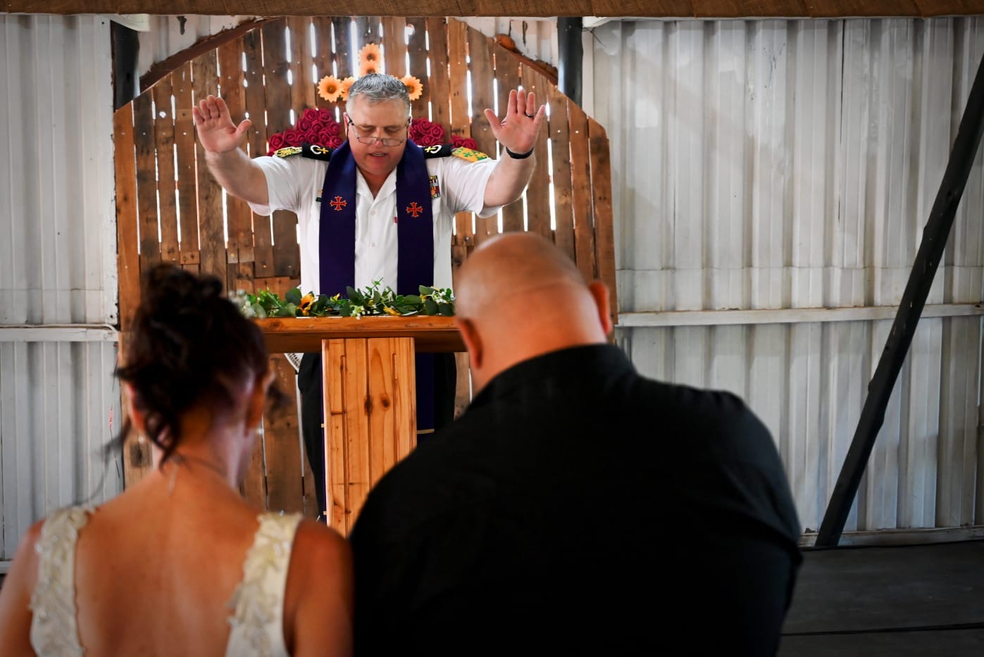 Wedding ceremony by Dr. Gerrit Rademeyer in Dannhauser